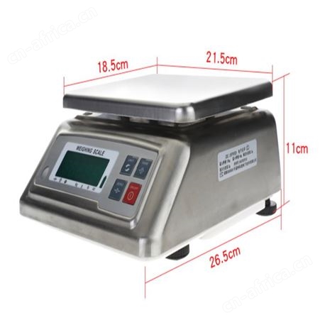 食品秤上海-不锈钢防水秤-科迪电子桌秤原装6KG