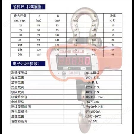 5T10T15T直视电子吊秤昆山苏州销售维修