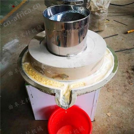 文轩三相电豆腐加工石磨机 米浆加工石磨机