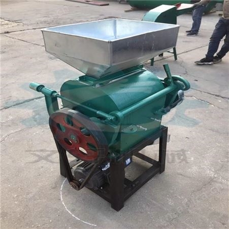 花生加工破碎机 文轩拉丝对辊式破碎机 油坊用破碎机