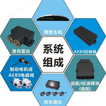 搅拌车防碰撞系统 紧急制动刹车系统 护航AEBS