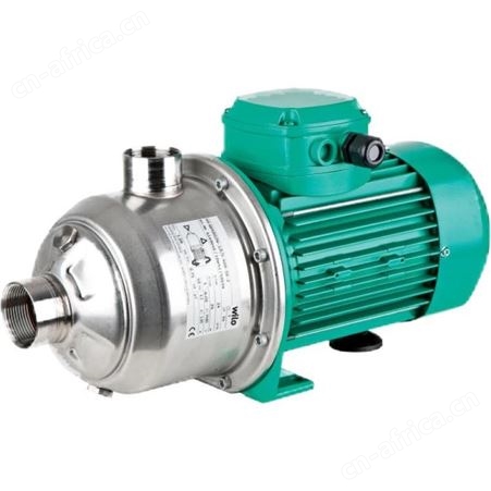 威乐卧式离心泵MHI405不锈钢冷热水多级管道增压泵1.1kw