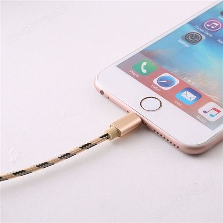 厂家适用iPhone678苹果手机数据线 尼龙编织安卓type-c充电线 电脑数据线长度可定制