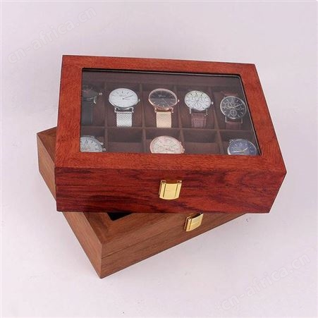 木质手表盒定制 10位腕表木制表盒 手表收纳展示盒定做logo 木质礼品盒工厂