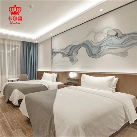 苏州卡尔森酒店家具-精品酒店民宿样板房实木床全套家具-定制批发