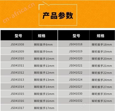 金指数佳捷仕-德宏铬钒钢棘轮扳手汽车维修-20mm-棘轮扳手批发
