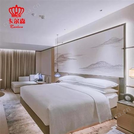 卡尔森苏州酒店家具样板房定制商务酒店宾馆标间客房套房全套家具客房工程批发定制