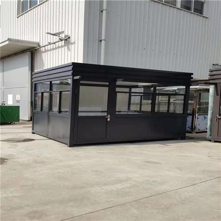 陕西钢结构活动房生产可移动活动房 景区仿古艺术活动房 移动环保厕所欧式玻璃岗亭 西安同创活动房厂家