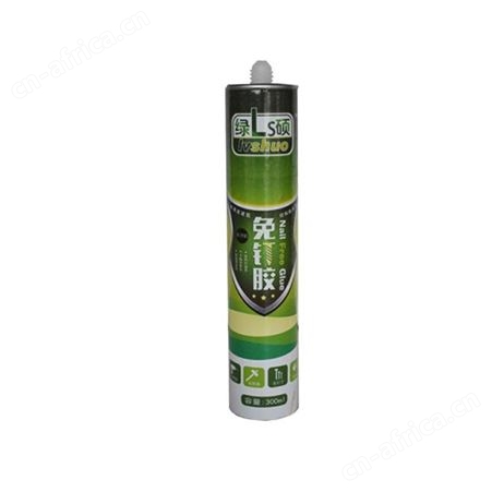 绿硕免钉胶300ml*24支/件云南昆明透明粘墙面固定瓷砖玻璃胶水