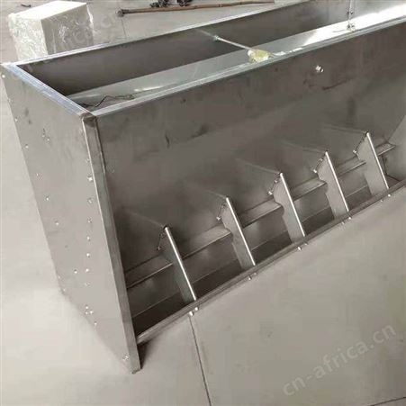 畜牧用食槽 大量供应  不锈钢干湿两用双面食槽 猪用双面食槽 按需定制