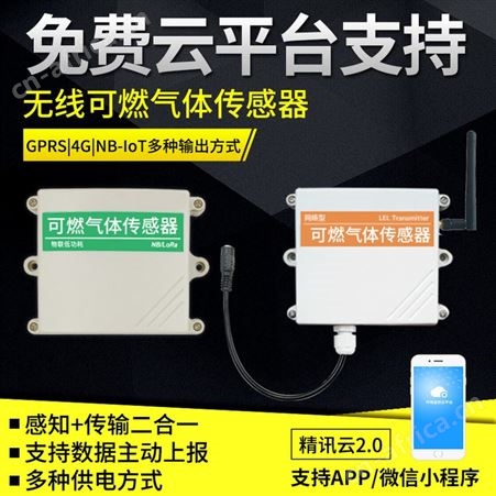 可燃气体传感器 可燃气体监测器 无线可燃气体传感器