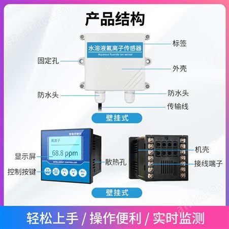 氟离子测试仪 水质氟离子传感器 氟离子浓度测定仪