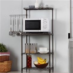 微波炉层架 厨房架子置物架 厨房收纳置物架 厨房多层置物架