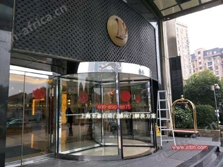 上海酒店旋转门自动门,感应门,平移门,电动门,玻璃门-至泰设计安装维修保养
