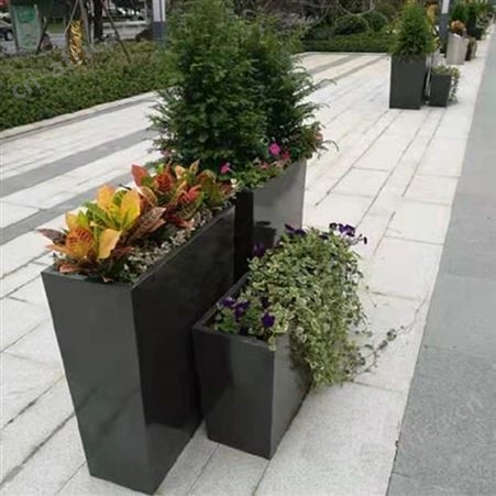 酒店不锈钢花箱 海口园艺花盆价格