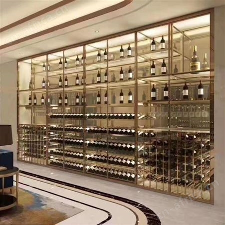 不锈钢中式酒柜 广州个人定制款酒柜
