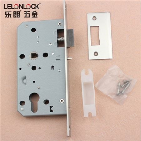 乐朗RML-25仓库功能单舌锁体6072不锈钢防盗锁体室内木门锁具