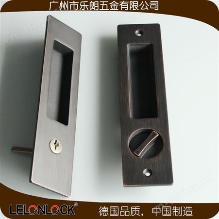 乐朗RSL-603ET 锌合金移门锁 高品质锌合金推拉门锁厨房移动木锁拉手锁钩式锁浴室门用配件