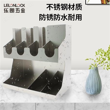 SRH-008 批发大号多功能收纳架 不锈钢纸杯架 商业吧台分杯取杯器加工定制