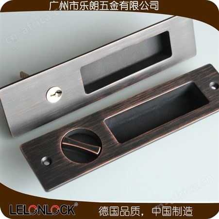 乐朗RSL-603ET 锌合金移门锁 高品质锌合金推拉门锁厨房移动木锁拉手锁钩式锁浴室门用配件