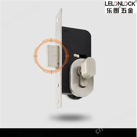 不锈钢单方舌锁体室内门通道锁30孔距单方舌30ZD+RCR-01+SKG