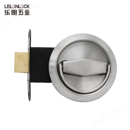 乐朗RDA-34+RML-2904不锈钢拉环锁室内木门锁通道锁管井锁门用五金配件