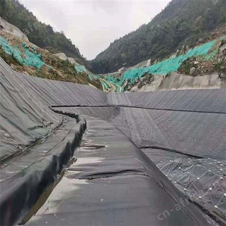 护坡糙面土工膜 垃圾场覆盖光面防渗膜 欢迎来电