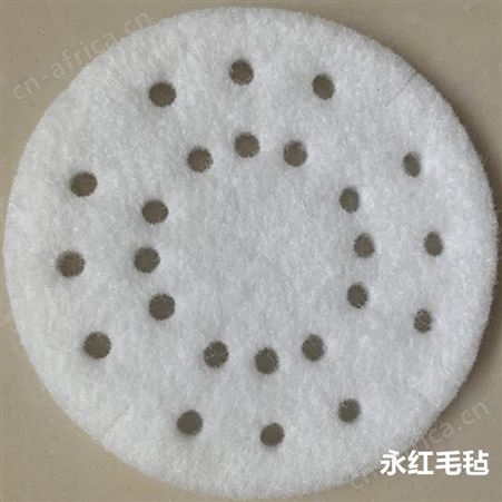 永红毛毡厂家供应彩色毛毡垫 家具背胶羊毛毡圈 异形毛毡垫
