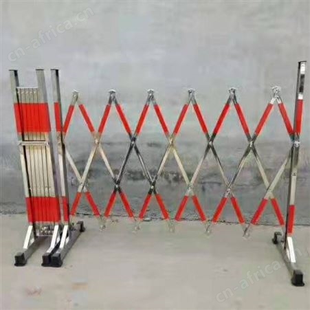 宏固电气道路施工不锈钢伸缩围栏 可移动折叠防护栏 电力不锈钢片式隔离围拦