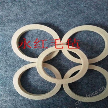 自粘音箱毛毡片，自粘毛毡垫片，双面胶纸毛毡垫