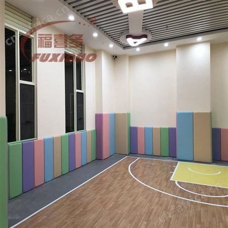 广安市体育场防撞软包墙围/篮球馆防磕碰软包材料/柱子专用软包厂家