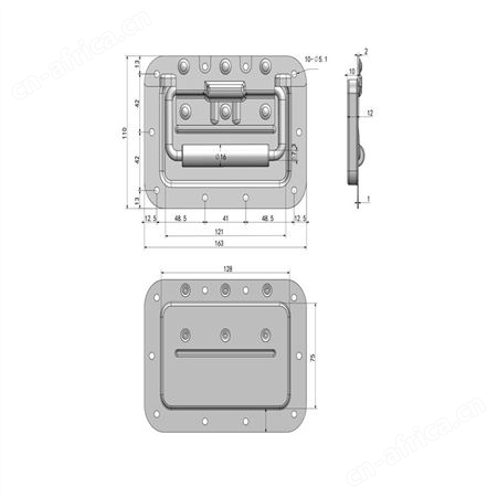 尚御 LS03-10LSK150 柜箱工具配件 304不锈钢 老款中拉手