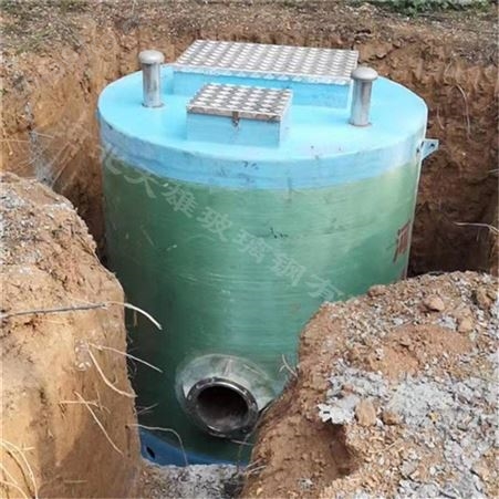 黄冈城市污水提升泵站生产厂家  昊华鼎盛   一体化提升泵站