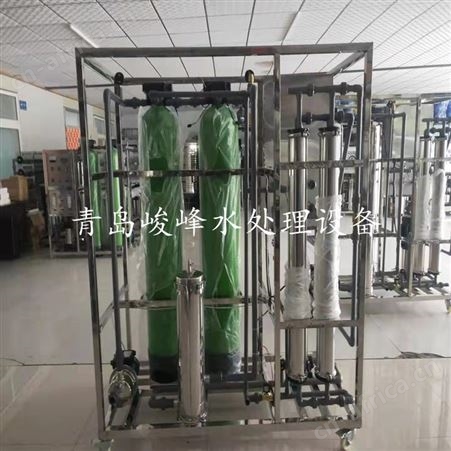 反渗透膜深度除盐直饮水设备 餐饮单位峻峰1吨纯净水简配 免安