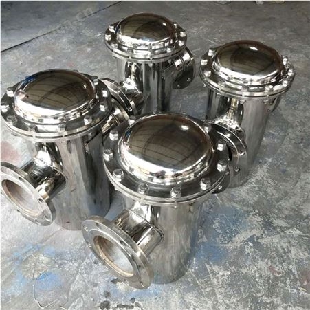 篮式过滤器 提篮式快开直通式管道蓝式除污器DN65 80 100 125