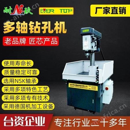 EVERTOP多轴 JTDZ35桌式油压自动退屑钻孔机 多孔钻床台式机 耐玖