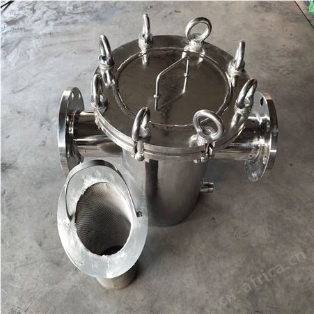不锈钢304篮式过滤器管道过滤器316L材质污水直通提蓝除污器