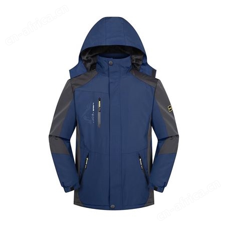 冲锋衣工作服防水防风加厚绒*棉衣企业工作服男款印字logo刺绣