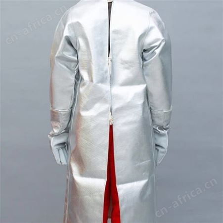 劳卫士LWS-012-A 隔热反穿衣可防辐射温度1000度大衣式阻燃隔热服