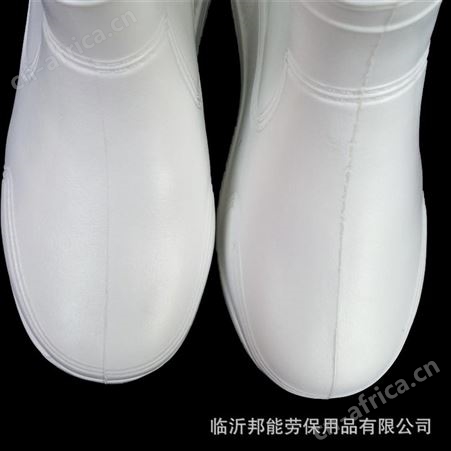 eva雨鞋低筒防水白色厨师雨鞋雨靴食品耐油耐酸碱泡沫雨鞋水鞋
