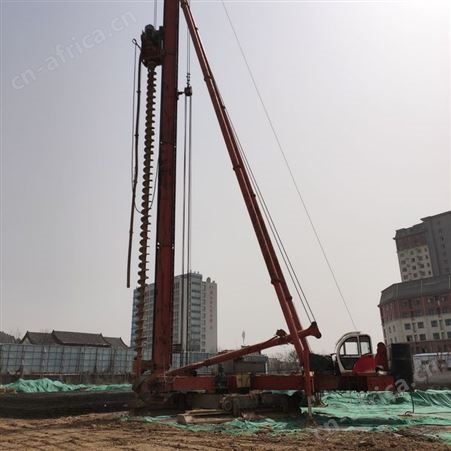 郭工机械桥梁灌浆打桩机 挖机改震动打桩锤 柴油动力步履螺旋钻机