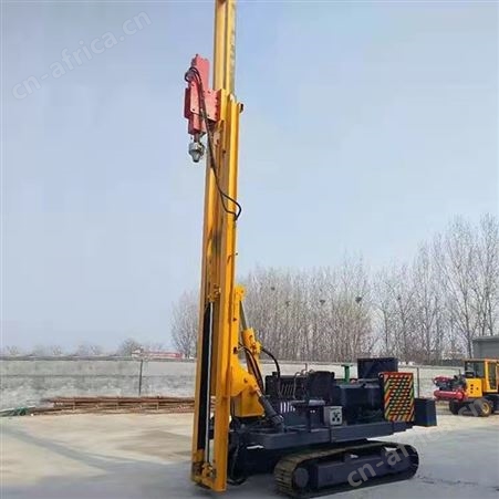 太阳能螺旋光伏打桩机 多地形光伏基地长螺旋 新电线杆钻孔挖坑机