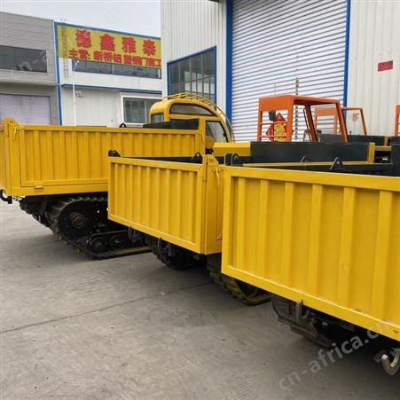 全地形可爬坡搬运车 沼泽矿用履带运输车 小型农用山地自卸车