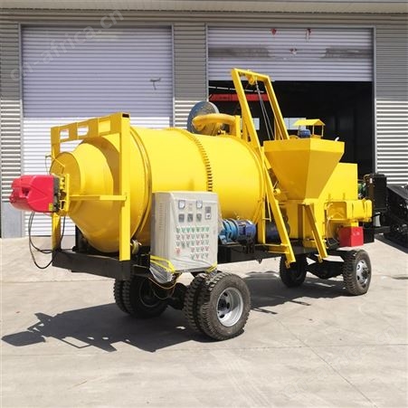 3.5立方沥青搅拌机 定做路面再生搅拌车 废旧混凝土移动式拌合机
