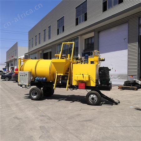 全自动马路修补拌合机 沥青再生移动式搅拌机 路机沥青混合料拌机