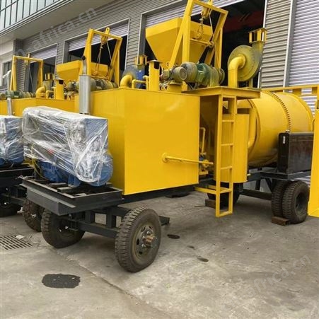 路面养护冷补料车 车载式混合料拌合机 1.5立方加热式沥青搅拌机