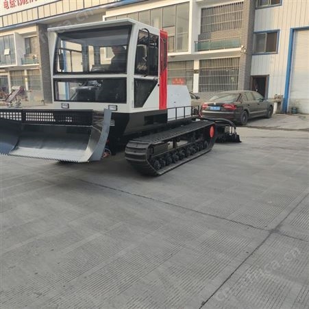 中型滑雪场滑雪设备 全新履带式小型压雪车 全铝式钢制平雪机