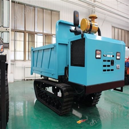 柴油液压爬山履带车 自卸乘座式履带运输车 升降式多地形农用车
