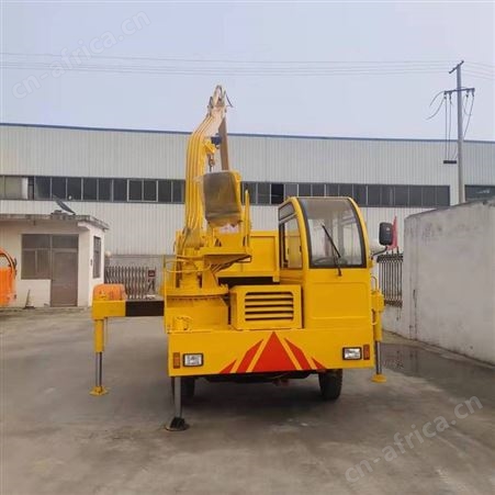 6吨 20吨四不像随车挖 创佳 工程建筑挖沙清淤农用四驱运输车