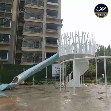 地产大型不锈钢景观鹿雕塑定做 造型滑梯生产
